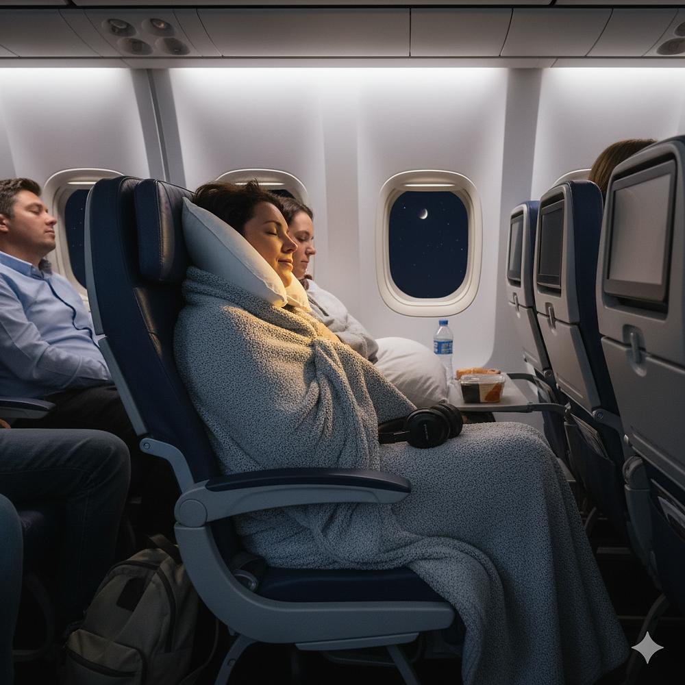 How to Stay Warm and Comfortable on a Cold Airplane
