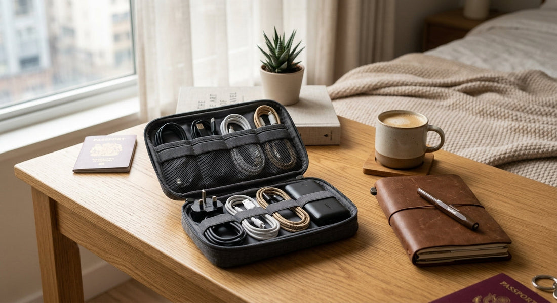 Conquer the Cord Chaos: How to Organize Travel Cables Without the Mess