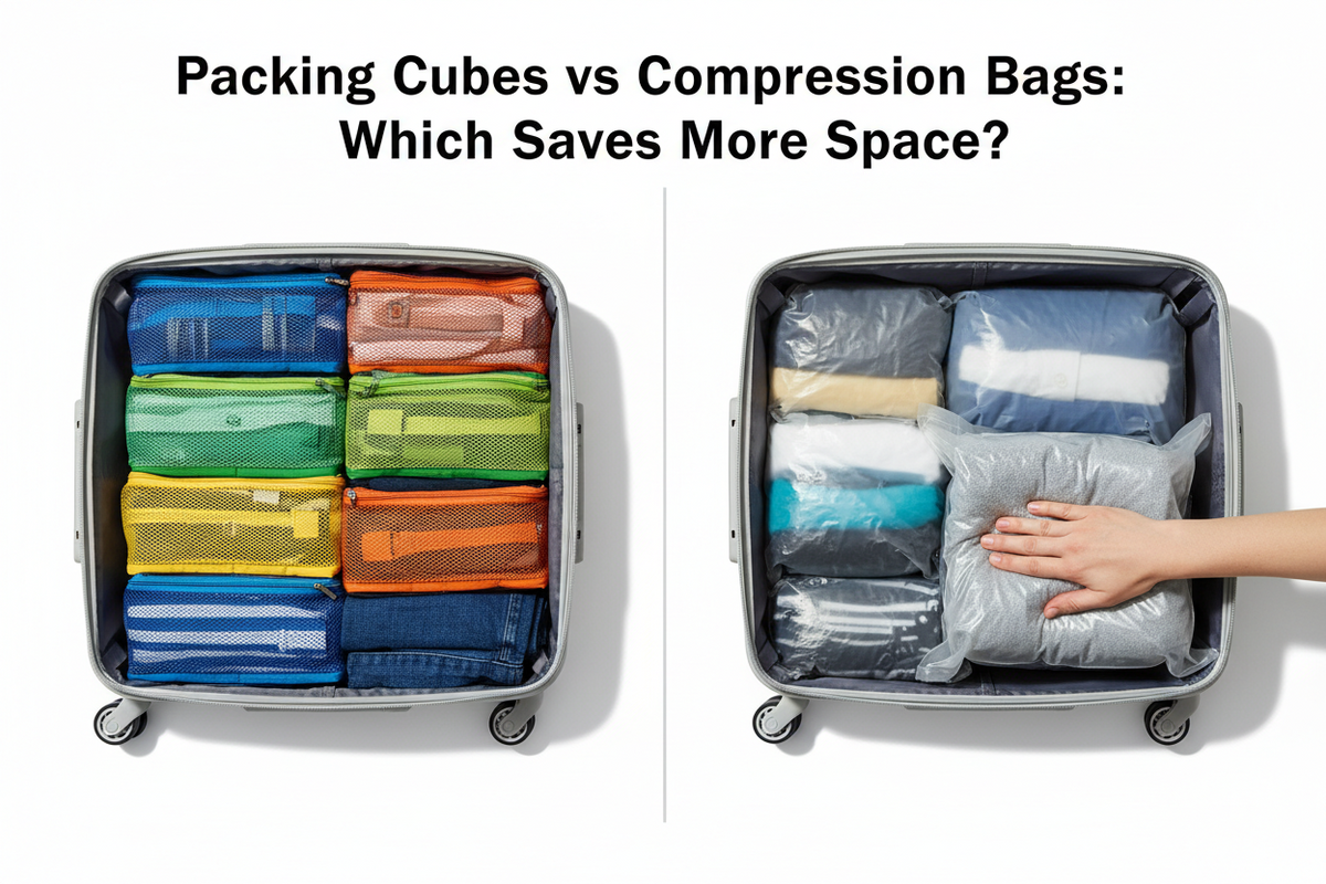 Packing Cubes vs Compression Bags: Which Saves More Space?