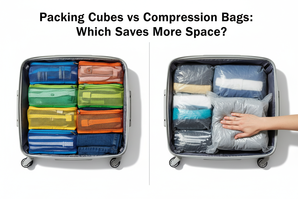 Packing Cubes vs Compression Bags: Which Saves More Space?