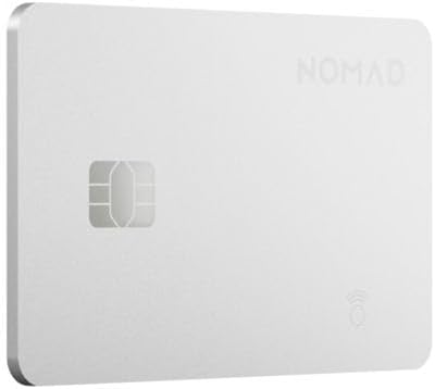 Nomad Tracking Card Pro White, Premium Wallet Tracker with Apple Find My, 16-Month Battery Life, IPX7 Waterproof, Polycarbonate and Aluminum Design, TSA Approved, Wireless Rechargeable, iOS Only - Image 3
