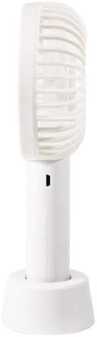 Comfort Zone Personal Handheld Rechargeable Fan, 4 inch, 3 Speed, Lithium Ion Battery, Micro USB Cable, Powerful, Mini Hand Fan, Ideal for Home, Bedroom & Office, CZPF402WT - Image 6