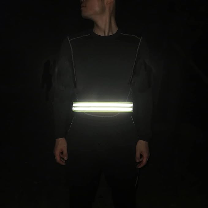 Reflective Running Gear,Reflective Bands for Arm/Wrist/Ankle/Leg,Biking Accessories for Women and Men - Image 2