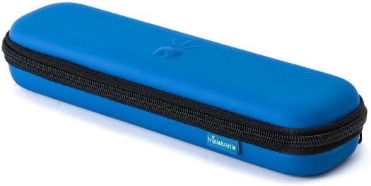 Sonic Toothbrush Travel Case, BLUE | Portable, Breathable & Hard Protection for Traveling, Camping, Office or Purse, Mesh Pocket for Accessories by TripleBristle