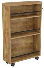 Tribesigns Slim Storage Cart, Rolling Narrow Kitchen Cart on Wheels for Small Place, 4-Tier Slide Out Slim Utility Cart Skinny Laundry Cart with Handle for Kitchen, Bathroom, Laundry - Image 8