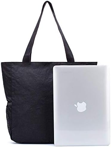 ETidy Large Capacity Foldable Tote Bag With Zipper | Water-resistant, Lightweight, Sandproof, Beach Bag, Gym Bag, Travel Shopping Bag - Image 4