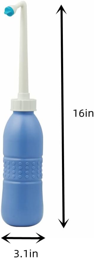 Portable Bidet Bottle for Travel Personal Hygiene Care Manual Bidet (16in) - Image 2