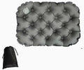 Inflatable Seat Cushion for Stadium, Camping, Travel, Office - Lightweight Waterproof Portable Air Seat Pad for Tailbone Relief & Comfort - Compact, Easy Inflate/Deflate Cushion (GreyA) by Unknown
