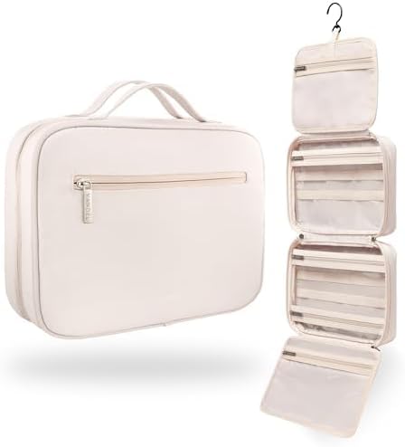 VANDEL Waterproof Hanging Toiletry Bag [TSA-Approved] Cosmet Travel Bag | Makeup Case Toiletries Organizer, Hanging Makeup Organizer Bag, Cosmetic Travel Bags for Women, Waterproof Zippers by VANDEL