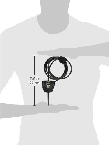 Master Lock Black Python Bike Lock with Key, Adjustable Metal Cable_Lock has a Weather Resistant Vinyl Coating for Outdoor Equipment, Bicycles, 6 Feet Long, 8417D (Pack of 6) - Image 6
