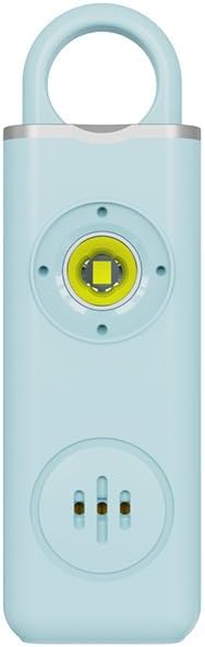 Rechargeable Personal Safety Alarm -130dB Keychain with SOS Flashing Light, Lightweight28g,500+ Days Standby, Loud Alert for Girls, Children, Elderly (Blue) by Unknown