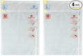 Eagle Creek Pack-It Compression Bags for Travel Set - Featuring One-Way Pressure Valve & Zip - For Efficient Travel Bag Packing - Water Resistant - Clear - Medium/Large (Pack of 2) by EagleCreek