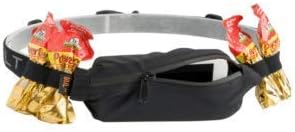 SPIbelt Performance Running Belt for Adults, Expandable Pocket, Energy Gel Loops, Adjustable Waist, No Bounce, Black with Black Zipper - Image 2