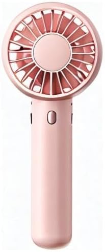 Gaiatop Mini Portable Fan, Small Personal Handheld Fan,Rechargeable | Powerful 3 Speed with Desktop Base, Lightweight, Battery Powered for Travel Lash Makeup Girls Women Gift Pink - Image 7