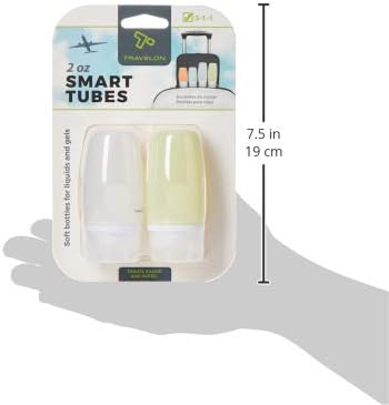Travelon Set Of 2 Smart Tubes, 2 Ounce, Green/Clear, One Size - Image 3