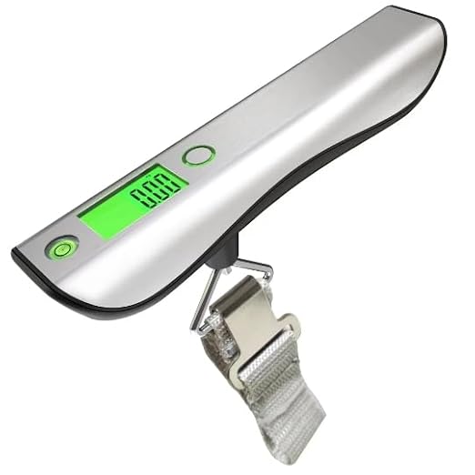 Digital Luggage Scale with Tape Measure – Portable 110 lb Suitcase Weight Scale for Travel - Image 8