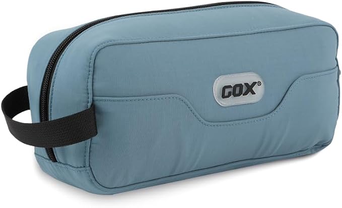 GOX Travel Toiletry Bag Dopp Kit Case for Men Multifunction Packing Organizer Pouch (Haze Blue) by GOX