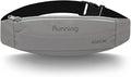 Gox Fanny Pack For Men Running Pouch Belt,Phone Holder Waist Pack Sport Hiking Walking Traveling (silver) by GOX