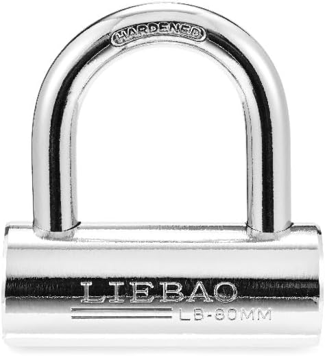 Big Heavy Duty Chrome-Plated Padlock with Key,Copper core,high Security Shipping Container Padlocks,Bolt Cutter Proof Lock,Thick Large Padlock for Outdoor,keyed Unbreakable Anti Theft Chain Lock(80mm) - Image 6
