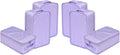Travel Shoe Bags, Foldable Waterproof Shoe Pouches Organizer-Double Layer (6 Purple Shoe Bags) by JJ+POWER