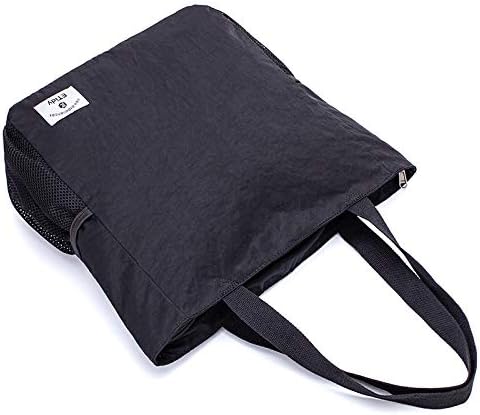 ETidy Large Capacity Foldable Tote Bag With Zipper | Water-resistant, Lightweight, Sandproof, Beach Bag, Gym Bag, Travel Shopping Bag - Image 5