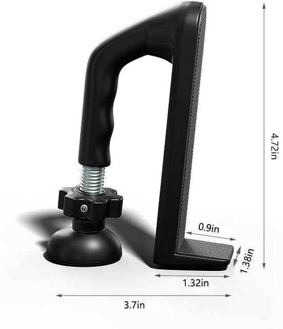 Portable Door Lock for Travel,​Door Stopper Security for Hotels/Apartments - Reinforced Locking Device for Extra Safety for Women, Solo Travelers & Kids. (Black) - Image 2