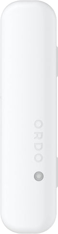 ORDO Sonic+ Toothbrush Travel Case, portable USB Charging, White | Sonic toothbrush holder, durable design, secure magnetic closure, travel friendly, toothbrush not included by ORDO