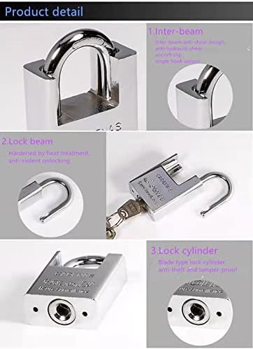 Safety Bicycle Chain Lock, Motorcycle Lock, Cannot Be Cut with Bolt Cutters Or Hand Tools.Premium Case-Hardened Security Chain for Motorcycles, Bike, Generator, Gates,Outdoor Furniture, - Image 5