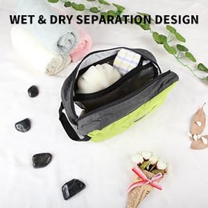 GOX Travel Toiletry Bag Dopp Kit Case for Men Multifunction Packing Organizer Pouch - Image 9