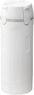 4-in-1 Travel Bottles for Toiletries, Portable Leakproof Pump Dispenser with Foldable Locking Pump, TSA Compliant Refillable Travel Containers for Shampoo, Conditioner, Lotion & Skincare(White) by Tilanneo