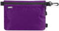 GOX Small Toiletry Bag for Men Bulk Cosmetic Bag Dopp Kit Carry On Zipper Pouch Organization Nylon Small Packing Sack Waterproof (Purple) by GOX