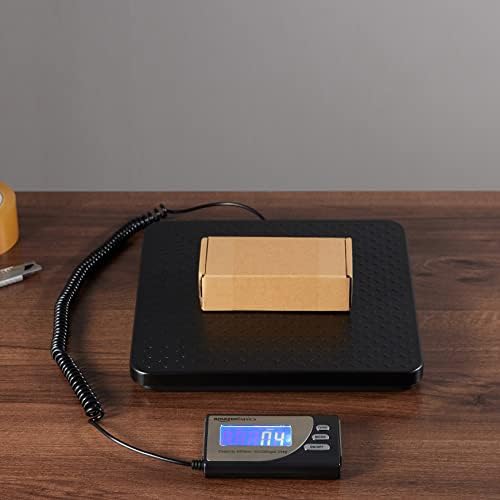 Amazon Basics Digital Shipping Postal Scale with Tare Function, Heavy Duty Weighing Platform, 660 lb Capacity, 1 Ounce Readability, Portable, Black - Image 6