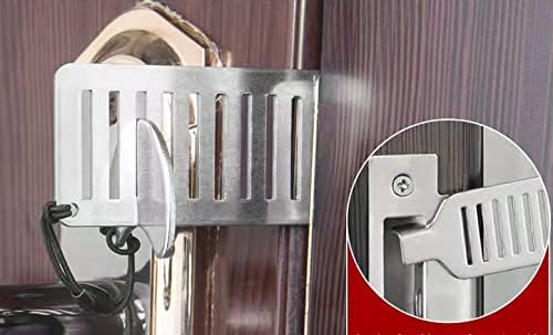 YnFag Portable Door Lock Home Security Door Locker Travel Lockdown Locks (Travel 2) - Image 7