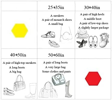 30 eco-friendly travel shoe bag storage bags, non-woven breathable dust-proof bag with rope, suitable for storing shoes and bags, isolate dust and keep shoes and bags clean and tidy. (19.6inX23.62in) - Image 3