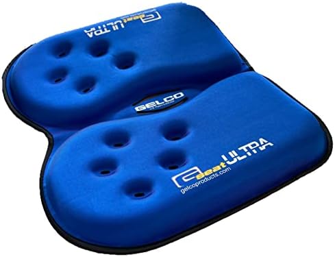 GSeat Ultra Orthopedic Gel and Foam Seat Cushion - for Coccyx, Back, Tailbone, Prostate, Postnatal, and Sciatica Pain/Discomfort - Office, Car, Chair, Travel (Royal Blue) - Image 8