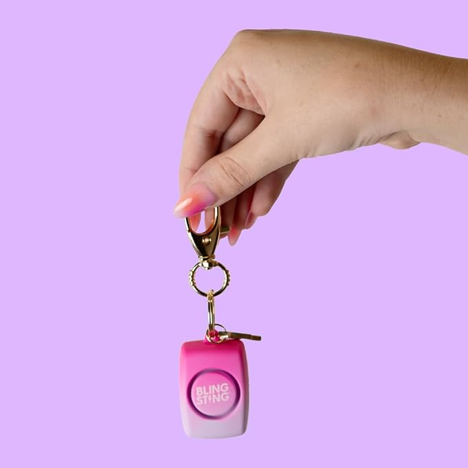 Mini Personal Safety Alarm for Women - 125 Decibel Loud Self Defense Alarm - LED Light & Keychain Clip - Image 3
