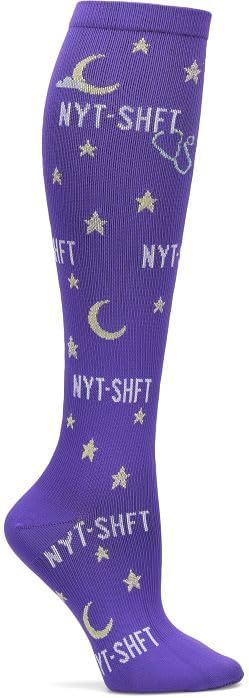 Nurse Mates Women's Calf Socks | 12-14 mmHg Compression | Superior Support & Comfort | 1 Pair by Nurse+Mates