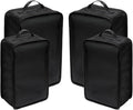 Travel Shoe Bags, Foldable Waterproof Shoe Pouches Organizer-Double Layer (2+2 Black Shoe Bags) by JJ+POWER