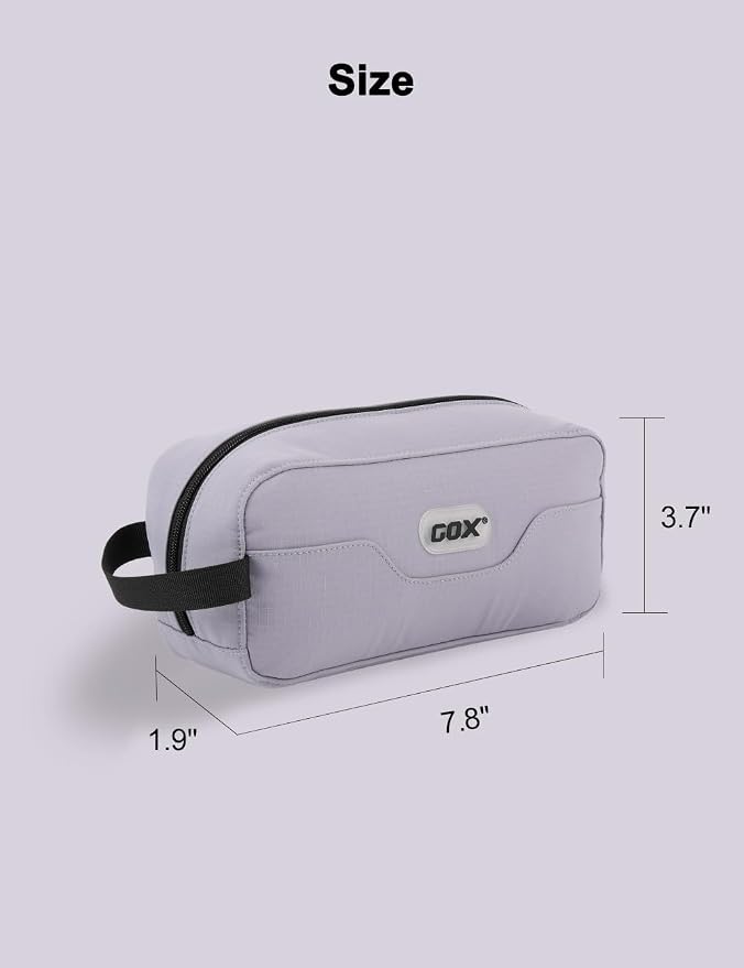 GOX Travel Toiletry Bag Dopp Kit Case for Men Multifunction Packing Organizer Pouch (Lavender purple) - Image 4