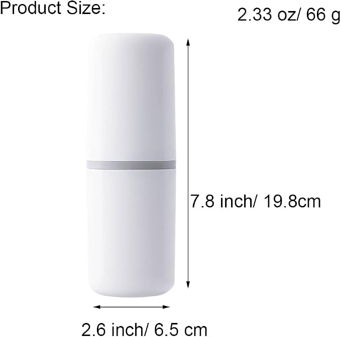 1 Pcs Travel Toothbrush Holder, Plastic Portable Case for Manual & Electric | 1 Toothbrush Travel Cases, Fits Both Normal & Electric Toothbrushe. Great for Travel, Business Trips, Camping, Daily Use. - Image 5