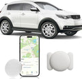 GPS Tracker for Vehicles,Real Time Car GPS Tracker Work with Apple Find My(iOS Only),No Monthly Fee Mini Hidden Car Tracker with Magnetic Case (White,1PCS) by HONGTOPH