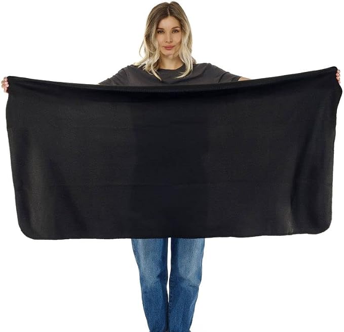 Lewis N. Clark Ultimate Comfort Set + Portable Travel Kit for Airplane, Includes Inflatable Pillow + Zippered Carrying Case, Cozy Fleece Blanket, Eye Mask for Sleeping & Foam Ear Plugs, Navy - Image 2