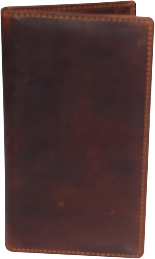 Marshal Bifold Leather RFID Blocking Wallet For Men & Women | Genuine Leather Holder With 19 Slots, 2 Bill Compartments & ID Window | For Credit/Debit Cards, Money & More (Cazoro Brown) - Image 8