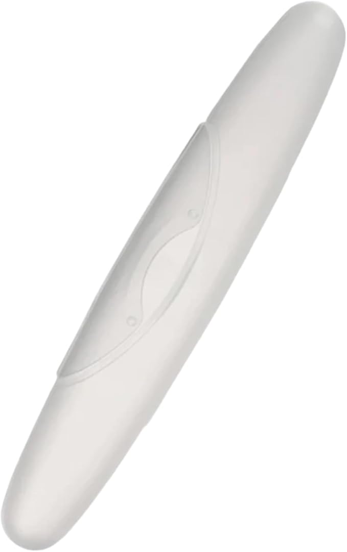 RADIUS Toothbrush Travel Case for Standard Brush, BPA-Free Recycled Plastic, Portable for Bathroom, School, Home, Camping - Translucent (FITS ALL CONVENTIONAL TOOTHBRUSH SOURCE TOOTHBRUSH) by RADIUSCorporation