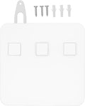 No-Nail Adhesive r, 3-Slot Self-Adhesive Storage Rack for Bathroom, Kitchen, and Household Use by Aeakey