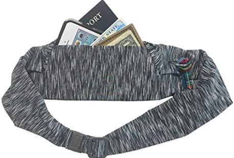 BANDI Running Belt for Women & Men – USA Made No-Bounce Adjustable Waist Pack & Secure Fanny Pack – Fits All Phones, Gels & Essentials – Zipper-Free, Medical Device Friendly - Image 2