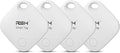 Air Tracker Tag 4 Pack Bluetooth Luggage Tracker tag Locator Works with Apple Find My,Smart Tracker for Suitcase, Bag, Backpack, Wallet,Replaceable Battery Smart tag Item Finder by RSH