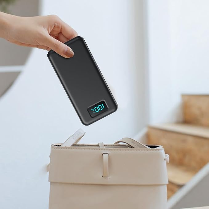 Portable Charger for iPhone with Built-in Cables and Wall Plug,Upgraded 13800mAh Fast Charging USB C Power Bank,4 Outputs Slim Travel Essential Battery Pack for iPhone 17/16/15/14/13,Galaxy,Android - Image 8