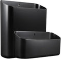 Picowe Magnetic Laundry Storage, Large Lint Holder Bin for Laundry Room, Space-Saving Trash Container Hanging on Dryer, Washer or Wall Mount Trash Bin (Black) by Picowe