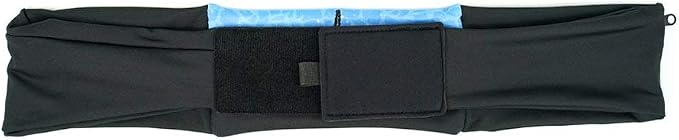 3 Pocket Adjustable Running Belt Waist Pack, Fanny Pack For Working Out With Sweat Resistant Backing, Holds All iPhone Models - Image 3